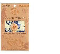Panno in cera d'api bees wrap lunchpack api e orsi