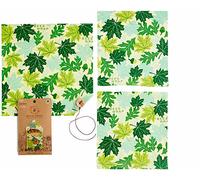 Panno in cera d'api bees wrap lunchpack forest floor