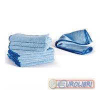 Panno microfibra Perfetto factory Ultrega blu conf. 10 pz. - 26602