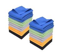Panno in microfibra, 30,5 x 30,5 cm, confezione da 20 panni grandi per la pulizia, panno in microfibra per elettronica e monitor