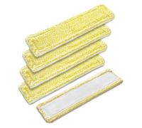 Panno In Microfibra For Mocio, Compatibile Con Aspirapolvere For Finestre Karcher WV2 WV5 WV6 Plus Premium, Panni Di Ricambio, Compatibile Con Lavavetri Kärcher(Yellow-5PCS)