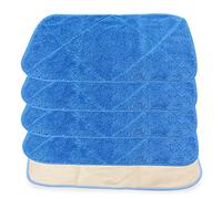 Panno in microfibra per la ricarica del panno per MR. SIGA Professional Microfiber Mop, può essere usato su entrambi i lati, bagnato e asciutto, confezione da 5
