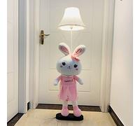 Panno lampada da terra, coniglio cartone animato con lampada gonna, creativo carino camera dei bambini camera da letto in piedi lampada da terra principessa, caldo animale forma lampada decorativa