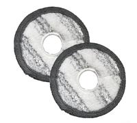 Panno mocio di ricambio per ECOVACS per Deebot per T10 Turbo X1 e per OMNI X1 TURBO, confezione da 2 panni in microfibra per la pulizia della funzione aspirapolvere (grigio)