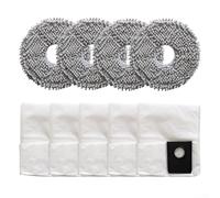 Panno mocio e sacchetto di polvere Set di ricarica per Eureka J15 per Evo Ultra e V16 auto svuotamento robot aspirapolvere unità