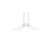 Panno mocio sacchetto polvere filtro Hepa parti spazzola laterale compatibile con Xiaomi Roidmi EVA autopulente svuotamento robot aspirapolvere/SDJ06RM aspirapolvere (colore: 2 pezzi spazzola bianca)