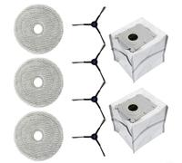 Panno Mop Sacchetto di Polvere Kit Spazzola Laterale Per ECOVACS Per DEEBOOT Per MINI Accessori, Robot Aspirapolvere Kit di Ricambio Aspirapolvere, Panni Mop Spazzole Laterali Sacchetti di Polvere