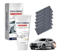Panno Nano Rimuovi Graffi Auto, Car Scratch Repair Paste, con 6x Panni Nano + Pasta Lucidante 60g, pasta di riparazione per veicoli,per Ripara Graffi,Macchie D'Acqua e Sporco Superficiale