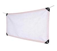 Panno Ombreggiante da Giardino Bianco Al 55% con Occhielli Tettoia Schermo La Privacy Traspirante UV for Posto Auto Coperto Parco Giochi Piscina Nel Patio(2mx6m)
