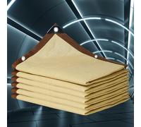 Panno Ombreggiante per Esterni, Giardino Telo Rete Ombreggiante con Occhielli Telo Parasole per Esterni 90%-95% Resistente Ai Raggi UV Rete Da Giardino Abbinati Al Tuo Giardino,beige-3x4m
