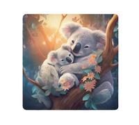 Panno per avvolgere la fotocamera del bambino, con motivo bradipo e scritta in lingua inglese "Square Magic", autoadesivo, per obiettivo della fotocamera, antigraffio, protezione per obiettivo, borsa