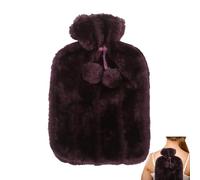 Panno per borsa 'acqua calda,2 litri morbida pelliccia di peluche simpatica copertura per bottiglia di acqua calda - Il panno per bottiglia 'acqua calda aiuta ad alleviare i dolori muscolari, i