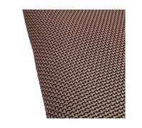 Panno per griglia altoparlante vintage rigido e spesso, 1,4 m x 0,5 m, rete rigida per audio classico, tessuto filtrante trasparente per amplificatori per chitarra e Hi-Fi (marrone, 1,4 x 0,5 m)