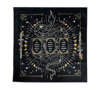 Panno per la lettura dei tarocchi - Tarocchi Witchery Altar Cloths, Velvet Altare Tovaglia quadrata, Reversibile RitualCloth, Sacro Spazio Tappeto, Tovagliolo di velluto Stregeria Forniture | Tappeto