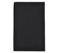 Panno per la Pulizia dei Gioielli 1 pz grande argento panno for lucidare pulizia dei gioielli anti appannamento riutilizzabile morbido for pulire mantenere brillanti strumenti 32x25 cm(Black)