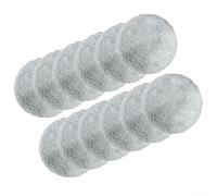 Panno per la pulizia dei vetri robot di ricambio per Liectroux YW610, HCR-10 e HCR-09, materiale morbido e lavabile per pulitore automatico dei vetri, confezione da 12