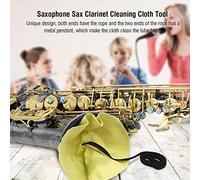 Panno per la Pulizia del Flauto, Tampone per la Pulizia del Tampone per Clarinetto Panno per la Pulizia del Sassofono per Sassofono Tampone per la Pulizia del Sassofono per