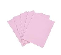 Panno per la pulizia dell'argento, 30 pezzi di panno for la pulizia e la lucidatura dei gioielli in microfibra multicolore di diverse misure(Rose Red,8 * 8cm)