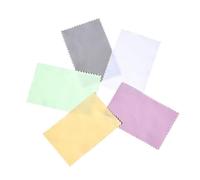 Panno per la pulizia dell'argento, Panno lucidante for gioielli, occhiali, metallo, argento e oro, varie misure(10pcs 6.5x10cm)