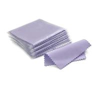 Panno per lucidare l'argento Panno for lucidare l'argento da 10 pezzi for la pulizia dell'argento morbido e pulito for strumenti di gioielleria in argento(8x8cm purple 10pcs)
