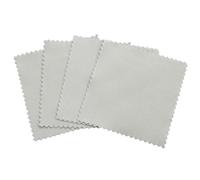 Panno per lucidare l'argento Panno for lucidare l'argento da 20 pezzi for la pulizia dell'argento morbido e pulito for dello strumento for gioielli in argento oro(Grey(8x8cm))