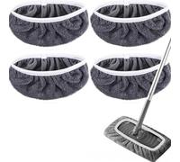 Panno Per Mocio 4 panni riutilizzabili con elevato assorbimento d'acqua e pulizia delle fibre ultrafini che possono aderire saldamente alla maggior parte dei mop standard Per lavare il pavimento