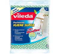 VILEDA Panno pavimenti Igiene super 9 panni da CM.50X45 riutilizzabili lavabili