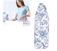 Panno per Stirare,Tappetino per Asse In Ferro, Copertura ASSE Da Stiro In Cotone, Copriasse Da Stiro Di Ricambio Termoriflettente, Fodera Da Asse Da Stiro Morbido, Dotato Di Corda Elastica ( Color : D