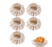 Panno protettivo riutilizzabile per il pane - panno per lievitazione naturale spesso e traspirante - Panno protettivo riutilizzabile - Set di 5 salviette per il pane - Set di panni per il pane e