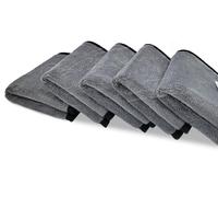 Panno Pulizia Microfibra Perfetto 500 GSM 20X30 Cms 5 Pezzi Grigio