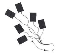 Panno Riscaldante Elettrico, USB Panno Riscaldante Elettrico Panno con 3 Ingranaggi, Lavabile, Vestiti Gilet in Tessuto Termoforo Vestiti Rilievi per Giacca Foglio Riscaldatore Panni Elettrici Set per