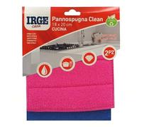 PANNO SPUGNA 18x20cm MICROFIBRA 2pz
