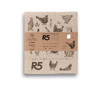 Panno spugna in cellulosa eco-friendly e riutilizzabile - Set da 2 - R5