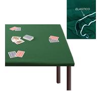 Panno tavolo gioco Copritavolo Mollettone Poker rettangolare e quadrato elastico