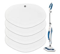 Panno Vaporetto Polti Compatibile PAEU0332 - Set 4 Panni in Microfibra di Alta Qualità per Pulizia Efficace e Duratura, Lavabili, Velcro Resistente