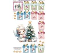 Pannolenci Calendario Avvento regali sotto l'albero cucito creativo