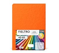 Pannolenci Colorati, Feltro per Lavoretti Creativi, Cucito e Patchwork, Materiale per Scrapbooking e Decorazioni, Set Colori DIY, Ideale Artigianato e Fai-da-te, 40x60cm m-office (Arancione Fluo, 5pz)