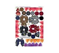 Pannolenci Stampato Befane Portafortuna cucito creativo per decorazioni