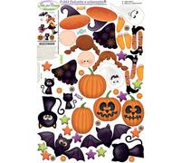 Pannolenci Stampato Dolcetto o Scherzetto per decorazioni