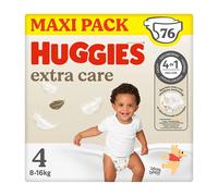 Pannolini Huggies Extra Care Megapack - Taglia 4 - 8-16 Kg - 76 Pezzi