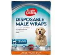 Pannolini monouso Simple Solution per cani maschi - Tg. L: 45 - 69 cm, 12 pz