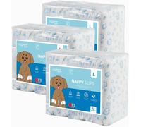 Pannolini Nappy Slips Assorbenti a Fascia per Cani Maschi taglia Large 36 pz