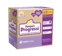 Pannolini Pampers Progressi Pentapack - Taglia 4 - 7-18 Kg - 102 Pezzi