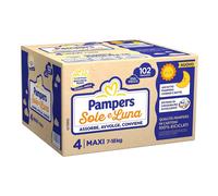 Pannolini Pampers Sole e Luna Esapack - Taglia 4 - 7-18 Kg - 102 Pezzi
