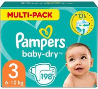 Pannolini Pampers taglia 3 (6-10kg) Baby-Dry, Midi, SCATOLA MENSILE 19