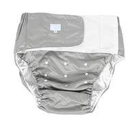 Pannolini Per Adulti, Pannolini Per Anziani Regolabili Riutilizzabili Lavabili in Poliestere Per Incontinenza Pantaloni Vita 13,8-49,9 Pollici(501Grigio)