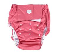 Pannolini Per Adulti, Pannolini Per Anziani Regolabili Riutilizzabili Lavabili in Poliestere Per Incontinenza Pantaloni Vita 13,8-49,9 Pollici(705Rosa)