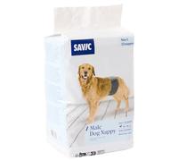 Pannolini per cani maschi Savic - Tg L: 53-76 cm, 12 pezzi