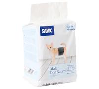 Pannolini per cani maschi Savic - Tg XS: 20-26 cm, 12 pz