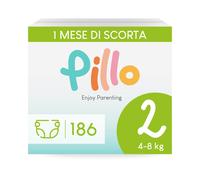 Pannolini Pillo Taglia 2 Mini 4-8 Kg 186 St